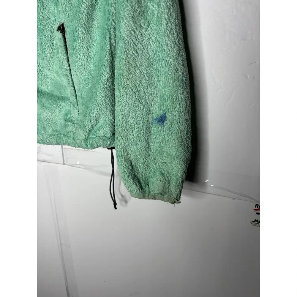 The‎ North Face Osito Fleece Jacket Womens Small Mint Green Zip Mock Neck blem